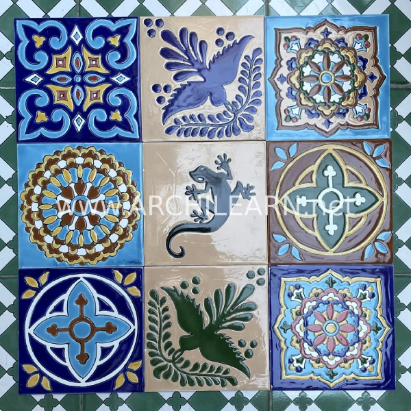 طرح و رنگ کاشی مراکشی