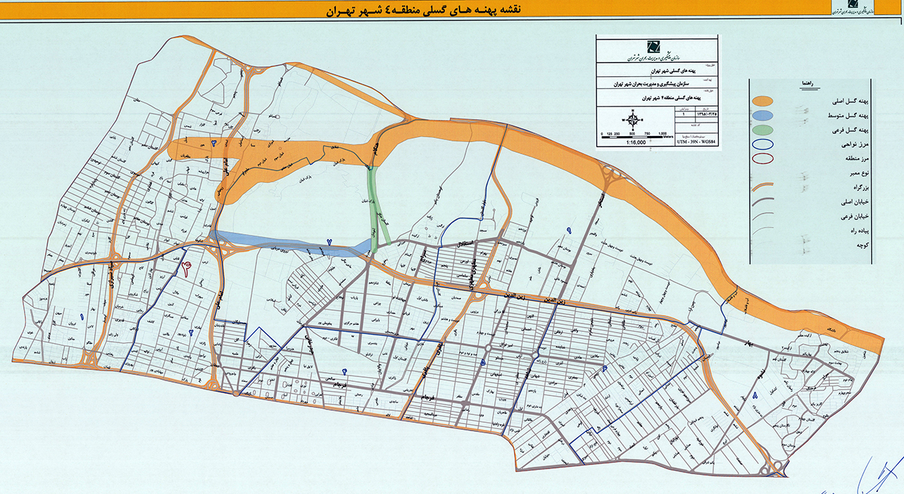 جزئیات پهنه‌های گسلی منطقه ۴ تهران+ نقشه